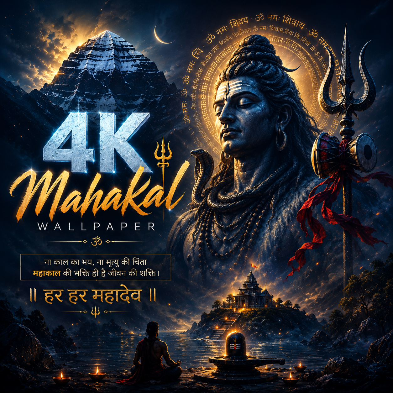4K Mahakal Wallpaper