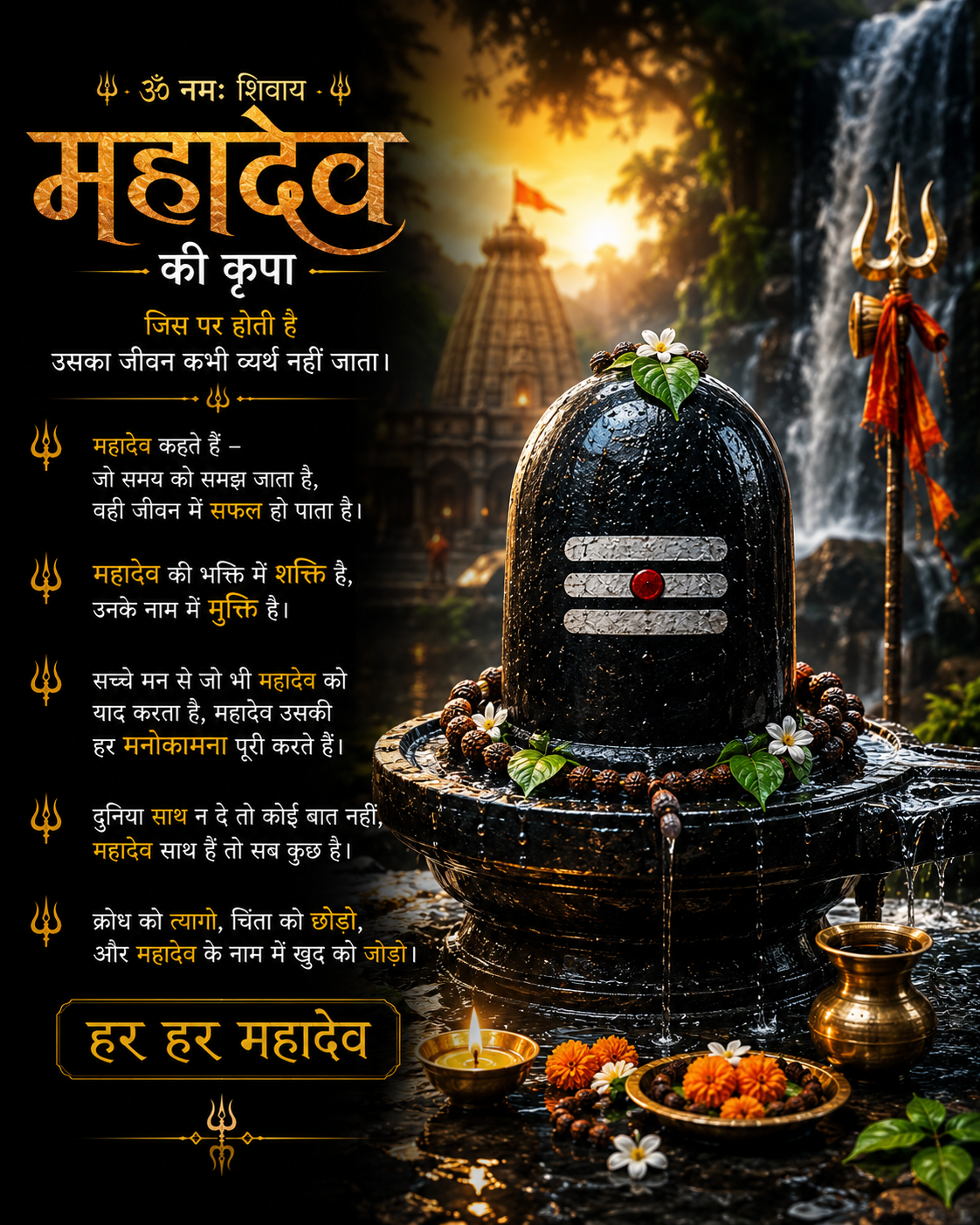 Mahadev Shivling HD Image